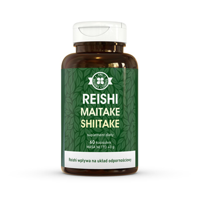Reishi Maitake Shiitake - suplement diety