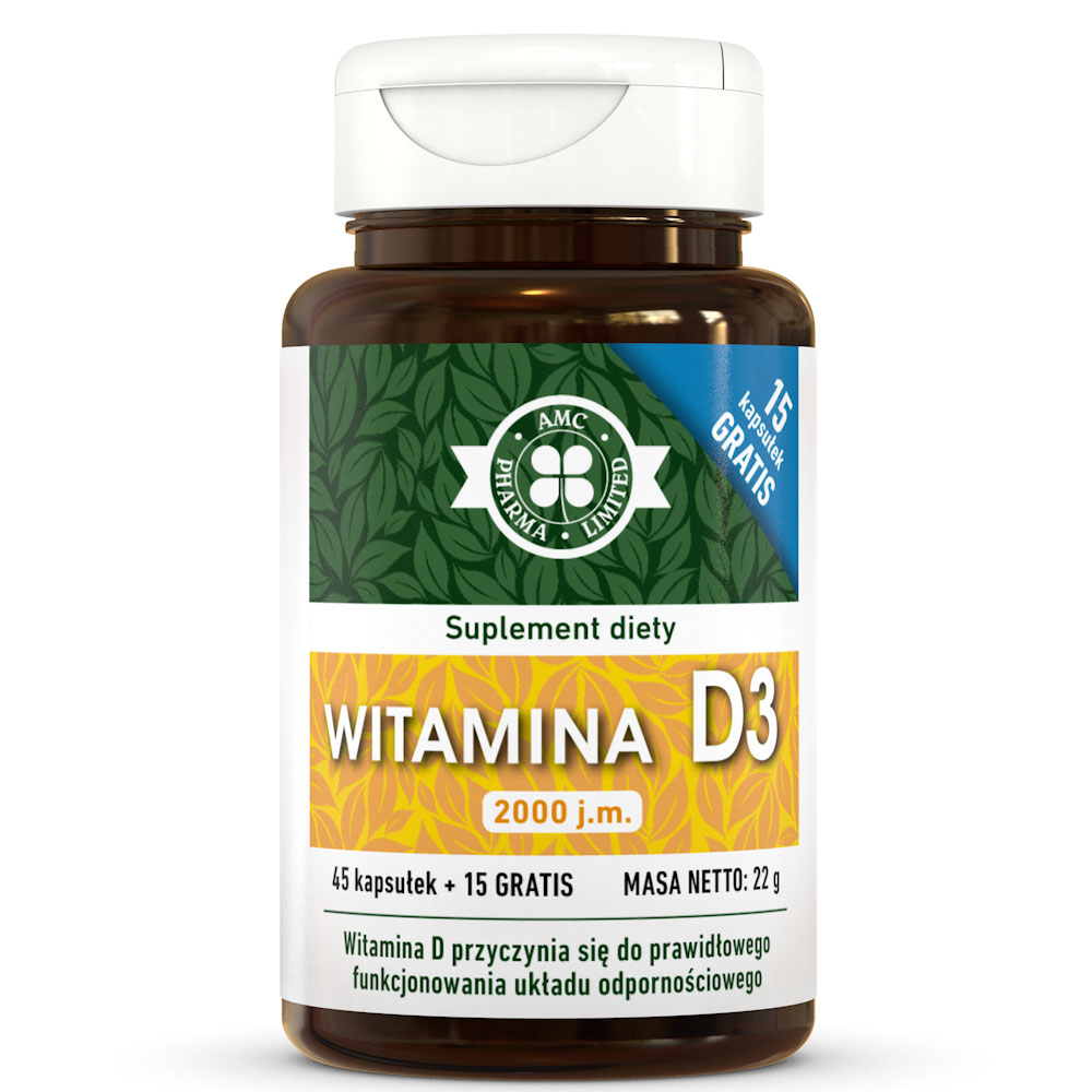Witamina D3 2000 j.m. - suplement diety